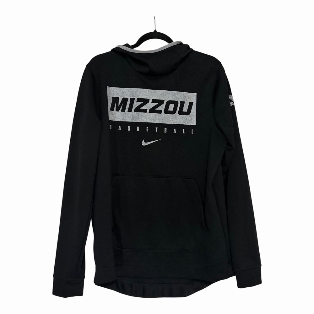Men's Nike Missouri Tigers Mizzou Basketball Hoodie Black Size Medium Dri Fit